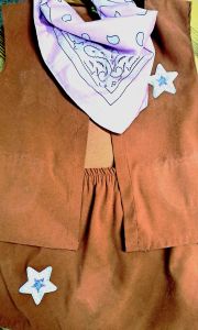 Kids Costumes to Hire - Brown Suede Cowgirl Outfit
